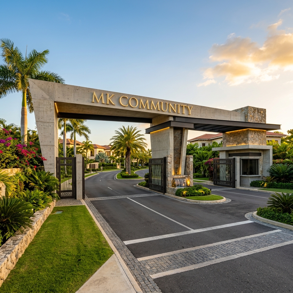 MK community entrance gate